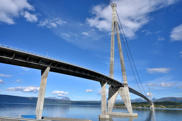 istock Halogaland Bridge is a suspension bridge, Norway 2186829703
