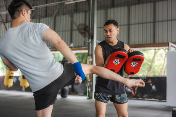 istock Focused Training: An Asian Man’s Journey to Kickboxing Mastery 2186832365