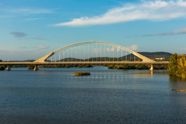istock plan of the new bridge in merida. 2186836316