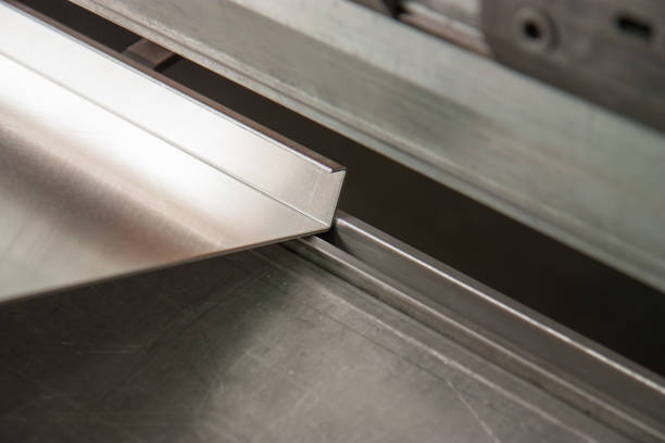istock Aluminum Press Brake close-up 2186840247