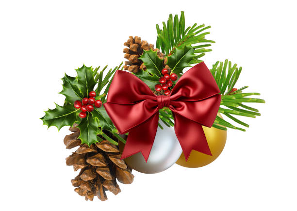 istock christmas bouquet on the white background 2186841751