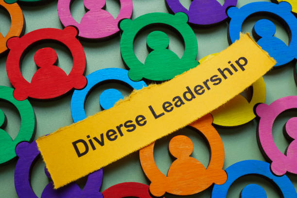 istock Diverse leadership on colorful figures. Inclusion and empowerment. 2186842593