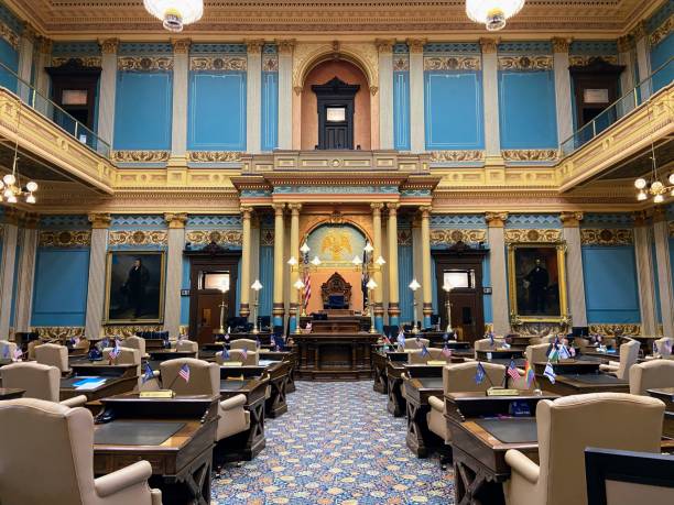 istock Michigan State Capitol Building in Lansing 2186844681