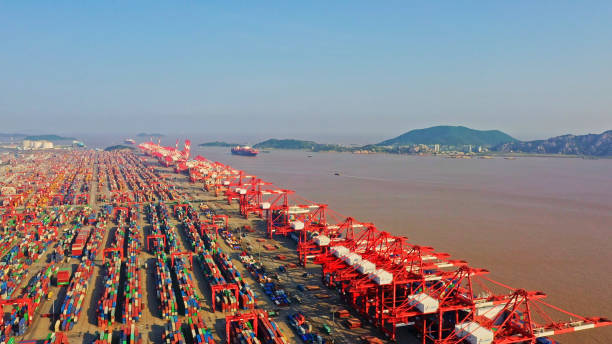 istock Shanghai Yangshan Port,China,Asia. 2186848930