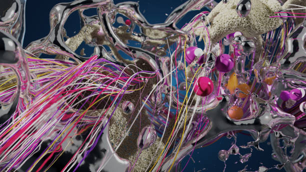 istock Molecular Dreams: An Abstract Odyssey in Color and Form 2186850617