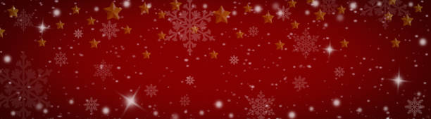 istock Merry Christmas banner red colorful with ornaments 2186858101