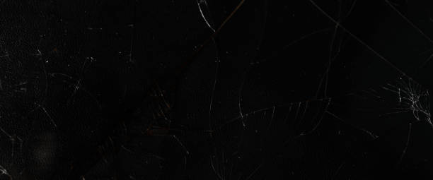 istock The pattern on the glass is cracked.  damage to the glass.  cracked texture 2186861416