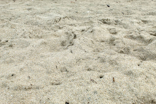 istock Beautiful texture on beach sand.  sand background 2186866142