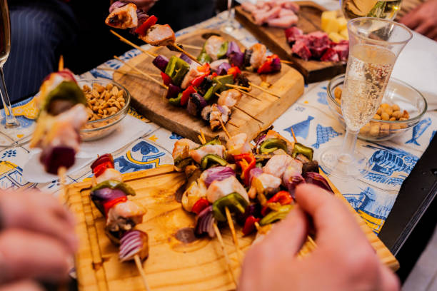 istock Close-up of appetizers on the table 2186867830