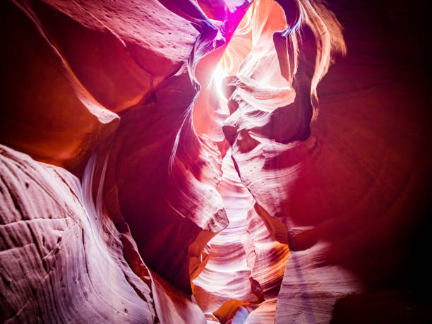 istock Sunlight filtering into the majestic antelope canyon in arizona 2186868070