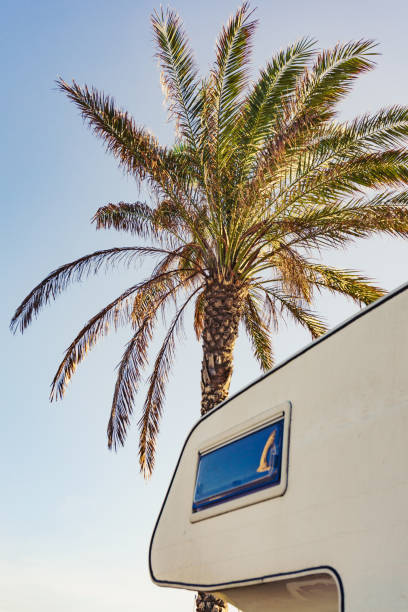 istock Rv motor home camping on beach 2186869031