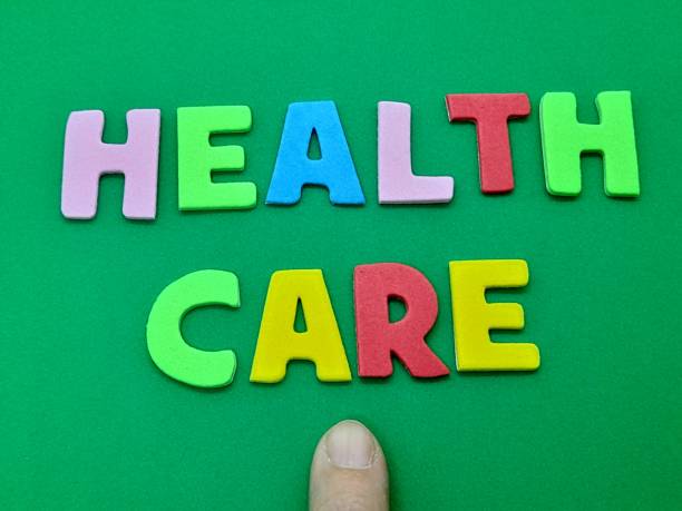 istock Healthcare subtitle or text with green background. 2186870537