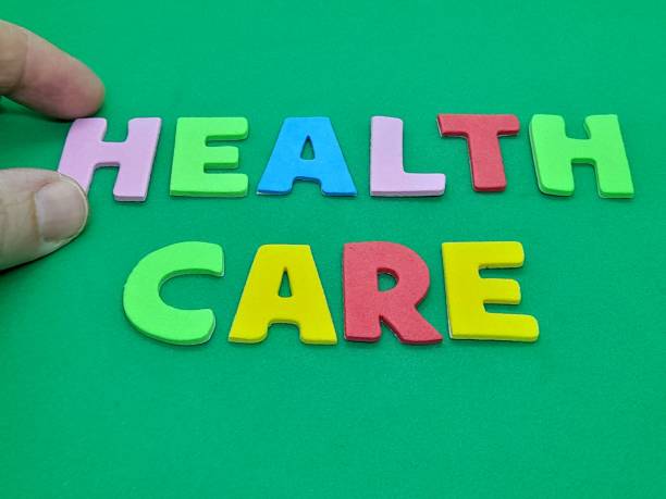 istock Healthcare subtitle or text with green background. 2186870538