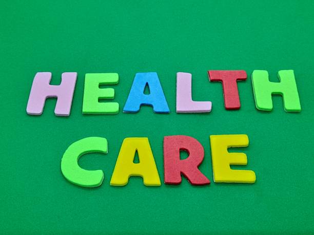 istock Healthcare subtitle or text with green background. 2186870542
