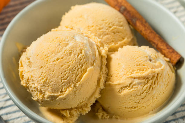 istock Organic Homemade Pumpkin Pie Ice Cream 2186870601