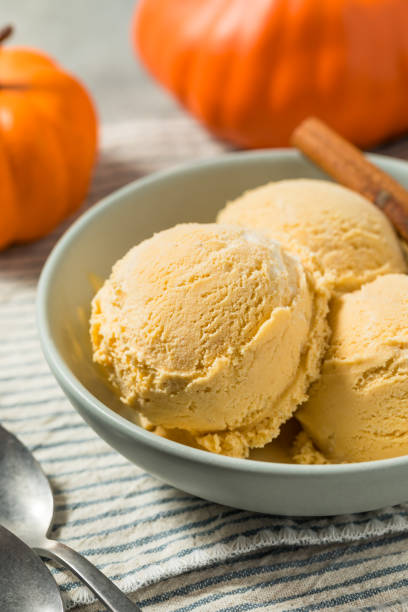istock Organic Homemade Pumpkin Pie Ice Cream 2186870655