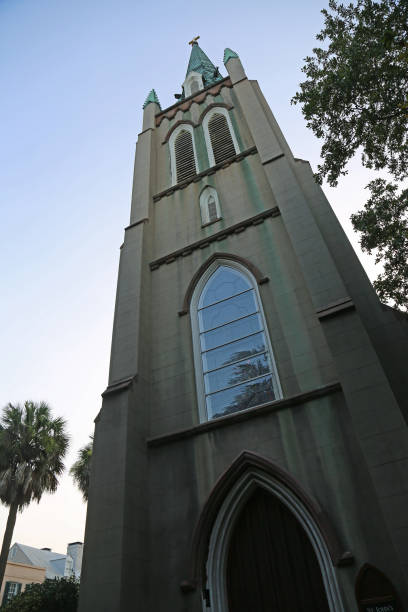 istock The tower of St John's Episcopal Church 2186875620