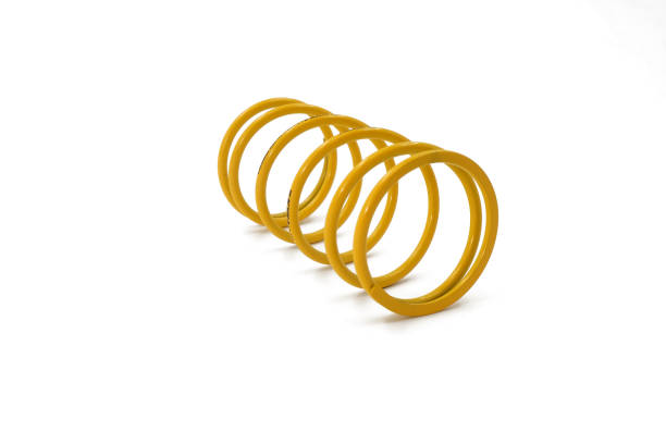 istock coil spring long spiral in car suspension system spare parts, iron object replacement part, spare part motorbike, isolated on white background 2186876176