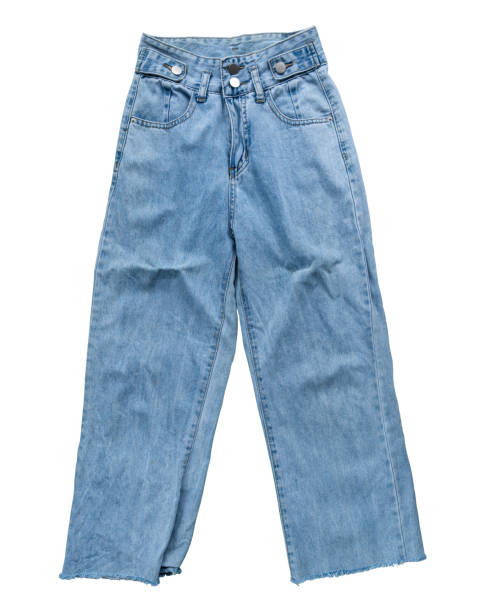 istock Jeans pant isolated on white background. clipping path 2186880409