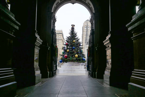 Christmas in Philadelphia city