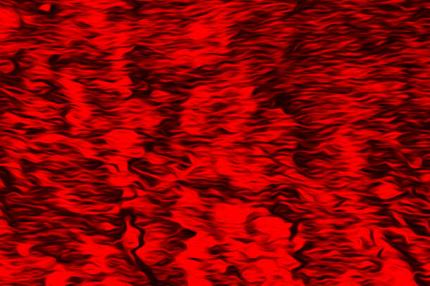 istock Scorching hell, venomous red-black image with red flames covering the entire surface like a carpet (Color processed image illustration) 2186882640