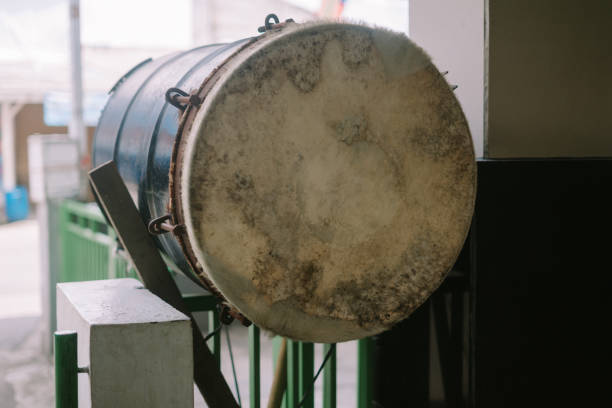 istock A traditional mosque drum or bedug with intricate wooden craftsmanship 2186895870