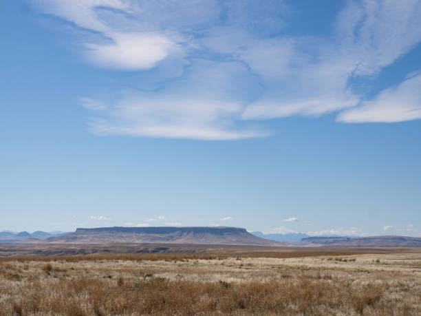 istock Square Butte in the Distance with a Valley in the Foreground 2186904518