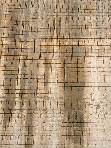 Marble stone quarry wall close up