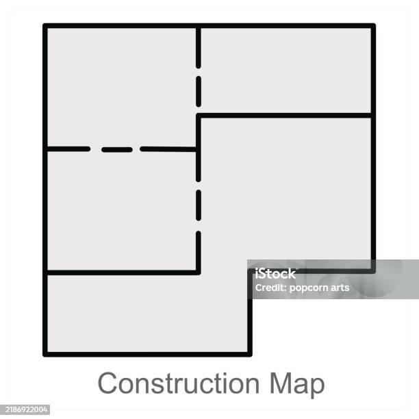 Construction Map Stock Illustration - Download Image Now - Architecture ...
