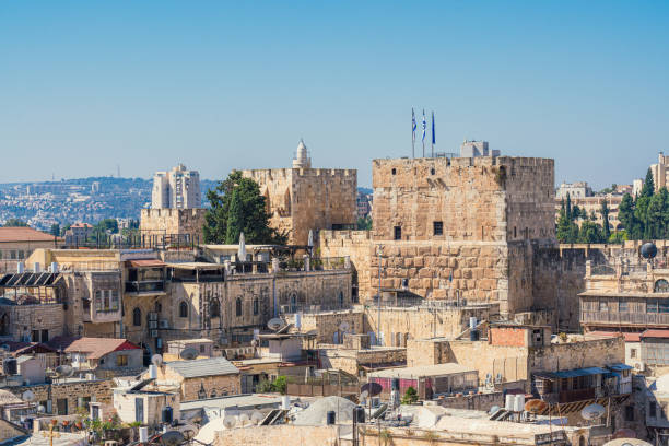 istock Jerusalem Old City landscape on a sunny day 2186923536
