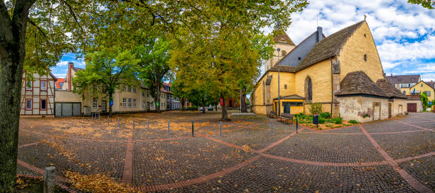 istock Sunny autumn day in Hessisch Oldendorf 2186926906