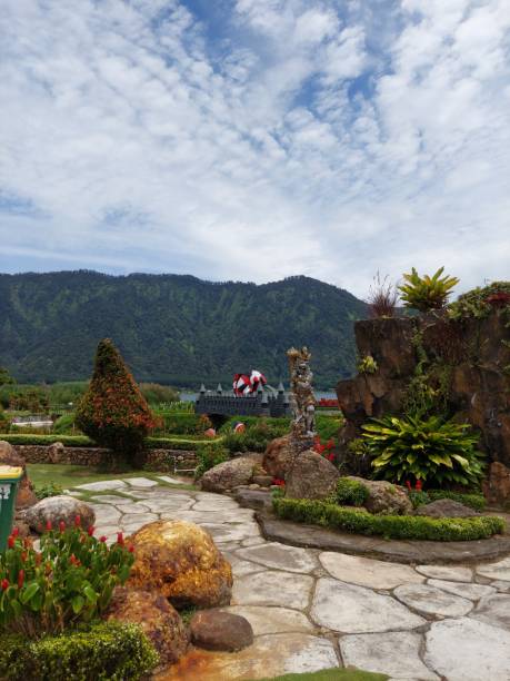 istock tourist park in a mountainous and lake environment 2186927438