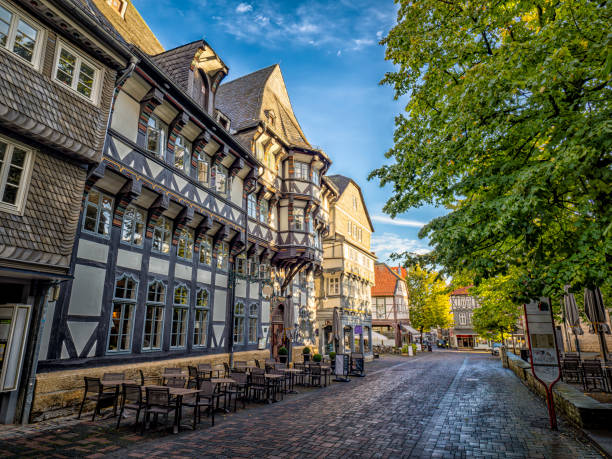istock Charming historic street in Goslar, Germany 2186927714