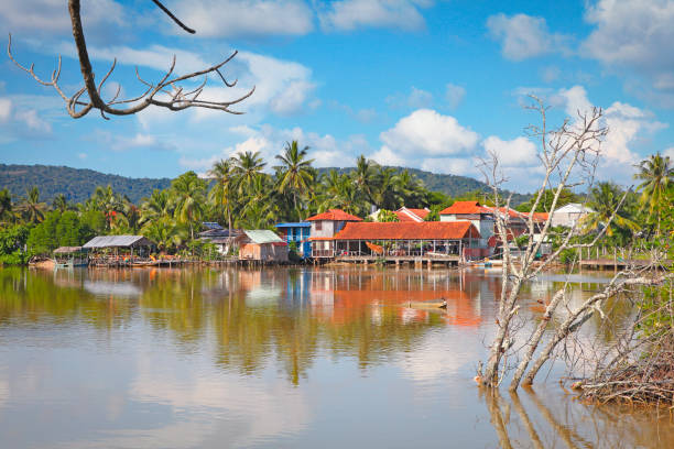Fishing village Cua Can on Phu Quoc island