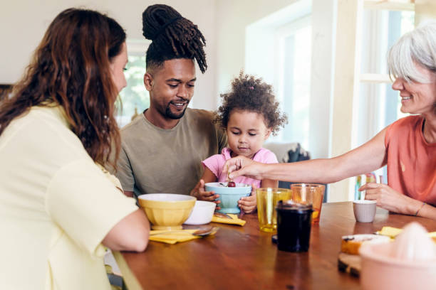 istock Family Morning Ritual: Shared Breakfast Time 2186932508
