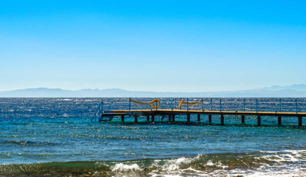 beautiful Red Sea coast on hot egypt