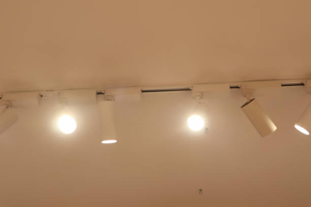istock Discover modern ceiling track lights with adjustable fixtures for stylish illumination 2186953238