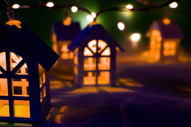There's always one in the neighborhood! This traditional, Victorian-style, wood-siding home is beautifully and tastefully decorated for the Holiday Season. A long exposure captures the cars going by creating colorful light trails. Please view my portfolio for other Christmas Lights images.