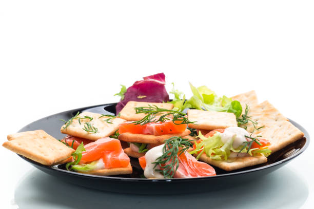 Food displayed on table
