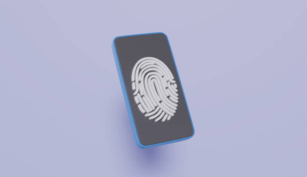 istock Fingerprint login mobile phone personal privacy, Touch Id unlock app verify identity, technology cyber security protection, secure identification 2186959211