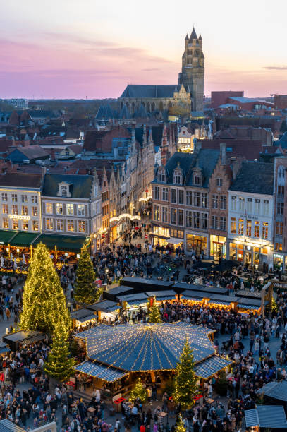 istock Christmas Market in Bruges 2186962785