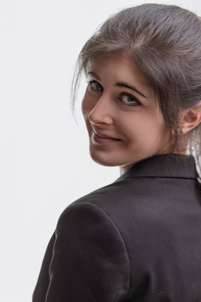 Portrait of an Asian businesswoman looking at camera