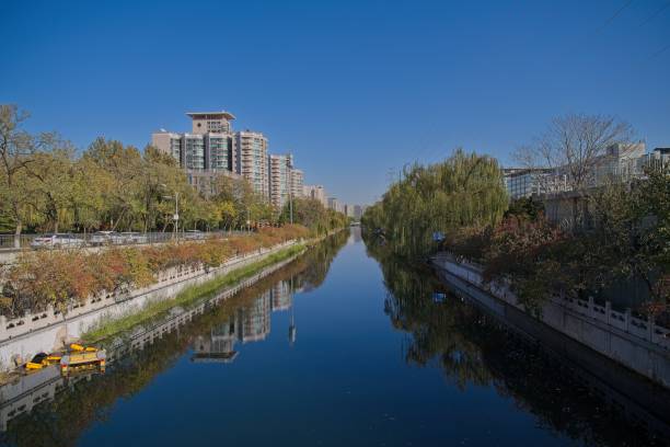 In Beijing have many ancient builded waterways around city. One of them is Bahe rive which flow to south and merge to Tonghui river.