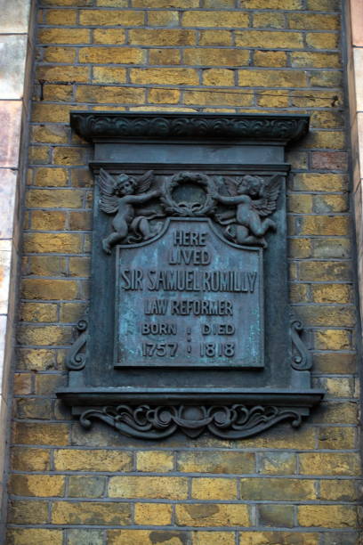 istock Memorial plaque ouside the house where Sir Samuel Romilly lived. London, UK. 2186982956