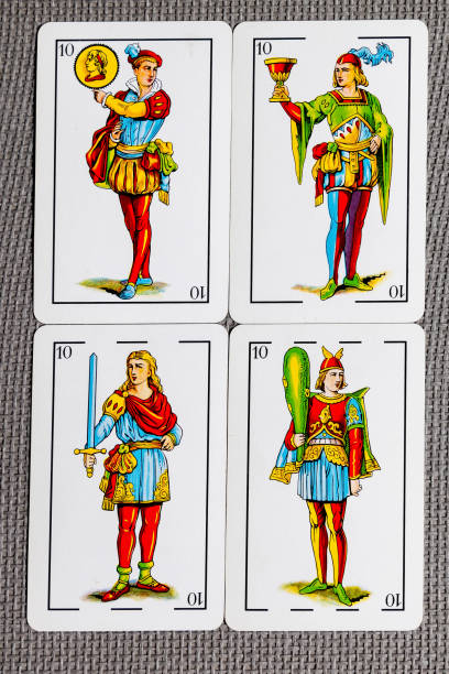 istock cards from the Spanish deck of playing cards 2186983931
