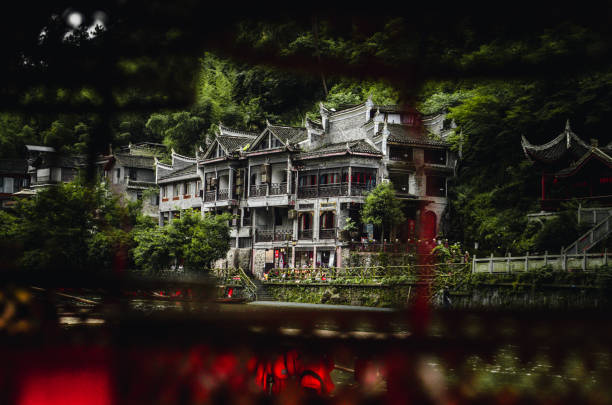 The Ancient Town of Fenghuang, located in Hunan, China, is a picturesque riverside settlement with traditional stilt houses, stone bridges, and cobbled streets. Rich in Miao and Tujia culture, it offers a step back in time with its preserved architecture and vibrant local traditions.