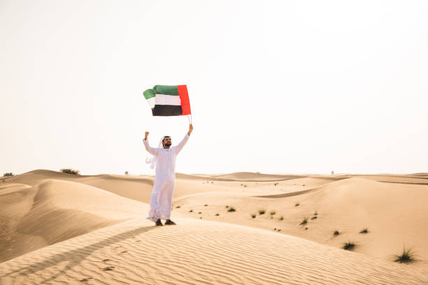istock man in the desert for the uae national day 2186996516