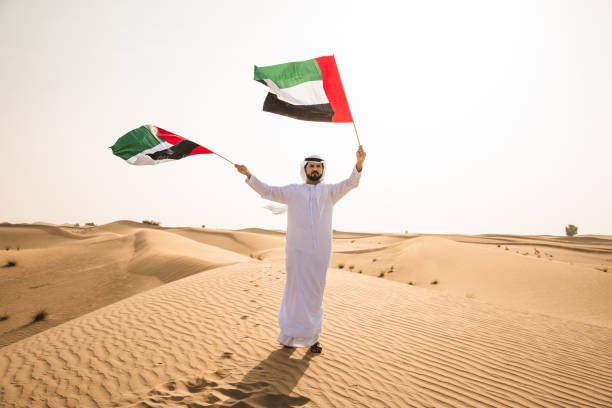 istock man in the desert for the uae national day 2186996551