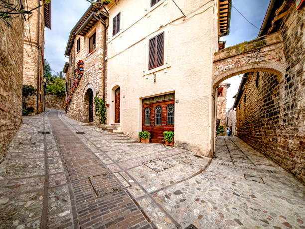 istock Typical architecture of the center of Spello 2186997384