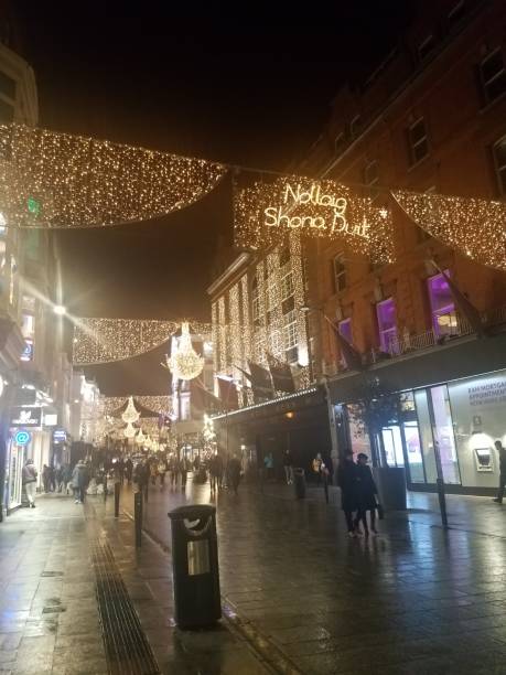 istock Christmas Lights in Downtown Dublin 2186999734